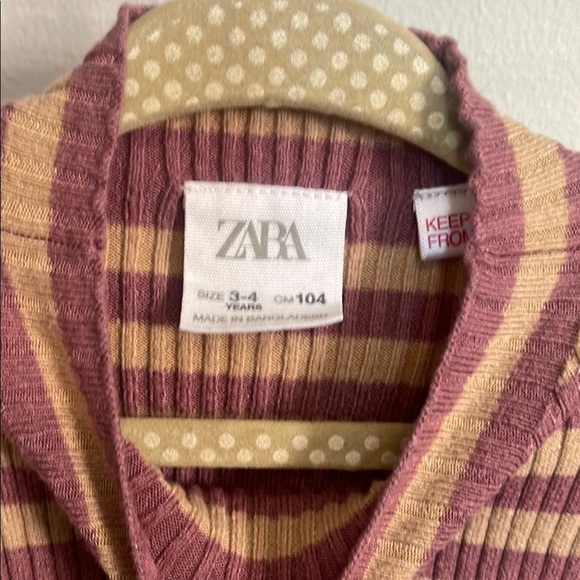 ZARA Striped Ribbed Sweater - Picture 4 of 5